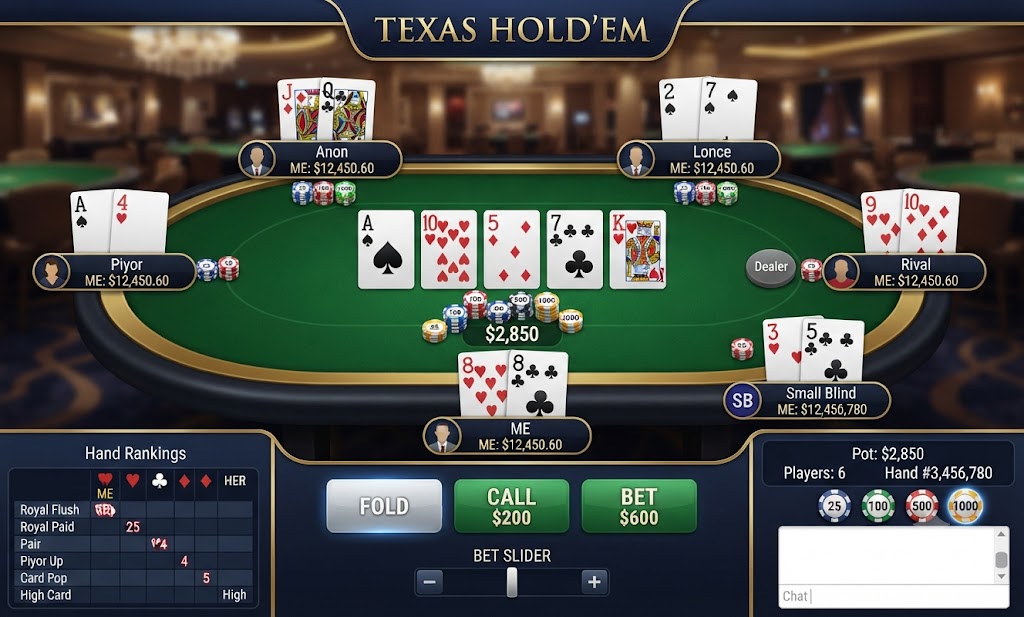 Texas Hold'em at JILLI333-ACE