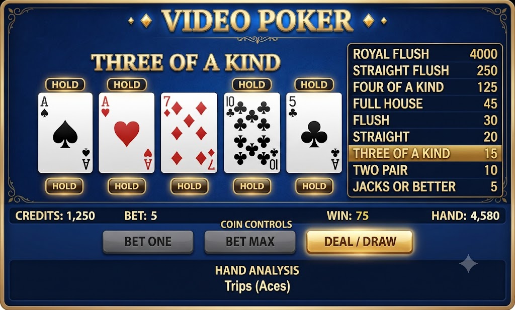 Video Poker at JILLI333-ACE